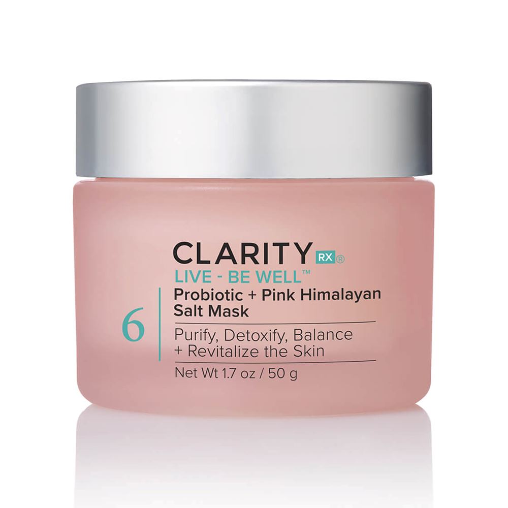 ClarityRx Live + Be Well Probiotic Pink Himalayan Salt Mask