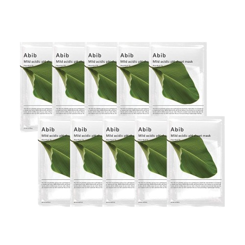 Abib Mild acidic pH sheet mask Heartleaf Fit 30ml (10pcs)