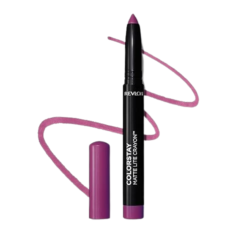 REVLON ColorStay Matte Lite Crayon Lipstick with Built-in Sharpener