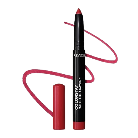 REVLON ColorStay Matte Lite Crayon Lipstick with Built-in Sharpener