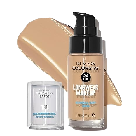 Revlon Liquid Foundation, ColorStay Face Makeup for Normal & Dry Skin