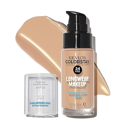 Revlon Liquid Foundation, ColorStay Face Makeup for Normal & Dry Skin