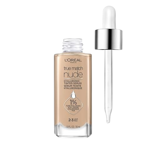 L'Oreal Paris True Match Nude Hyaluronic Tinted Serum Foundation with 1% Hyaluronic acid