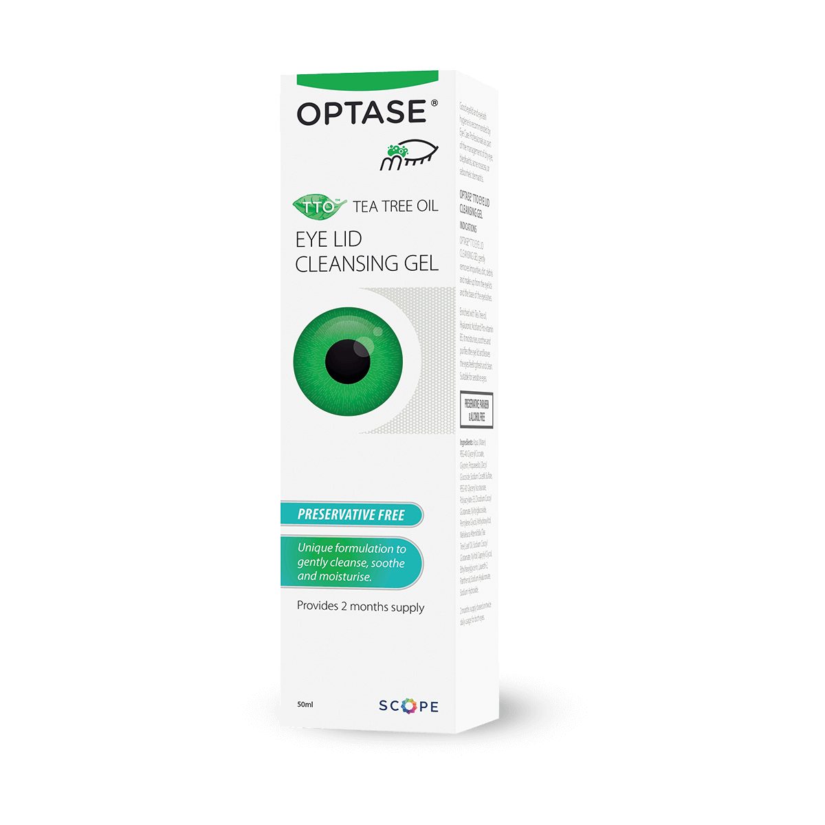 OPTASE® TTO Eye Lid Cleansing Gel