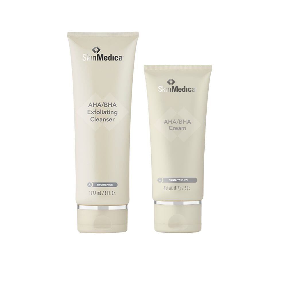 SkinMedica AHA/BHA Brigthening DUO (AHA/BHA Cream + AHA/BHA Exfoliating Cleanser) $96 Value
