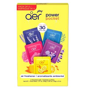 AER AIR FRESHENER ASSORTED 5/BX