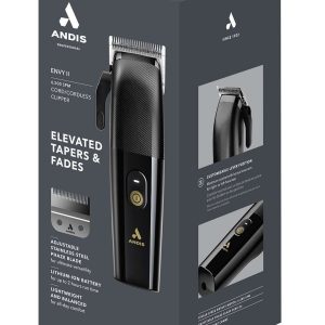 ANDIS CLIPPER ENVY II CORDLESS BLACK