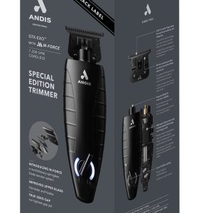 ANDIS TRIMMER T-OUT GTX-EXO BLACK S/EDIT