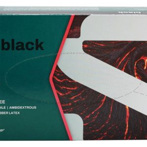 SEMPER NITRILE BLACK GLOVE TXT [XXLARGE]