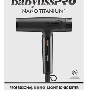 BABYLISS N/T DRYER NANO LIGHT ION BLACK