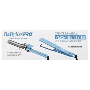 BABYLISS N/T PPK FLAT / CURLING IRONS 1.5/1.25IN