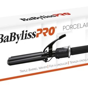 BABYLISS PORC TRIPLE BARREL WAVER CERMIC