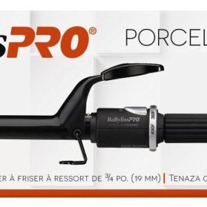 BABYLISS PORC SPRING IRON 3/4 IN