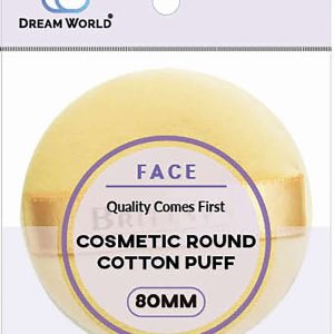 DREAM C/COTTON PUFF ROUND 80MM