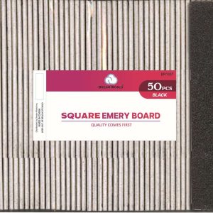 DREAM NAIL EMERY BOARD BK SQUARE