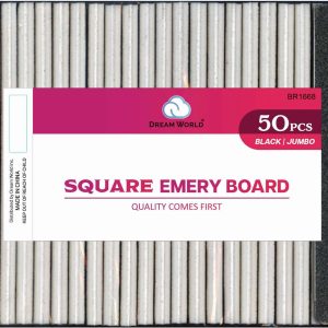 DREAM NAIL EMERY BOARD BK SQR JMB