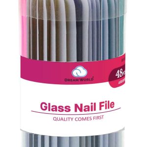 DREAM NAIL FILE SAPPHIRE GLASS 48PS/JR