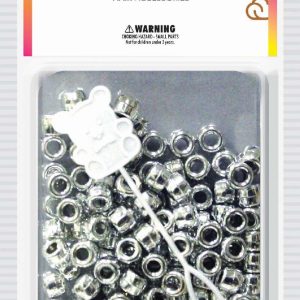 DREAM BEAD 8MM 200PC SILVER