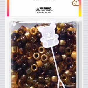 DREAM BEAD 8MM 500PC MIX BROWN