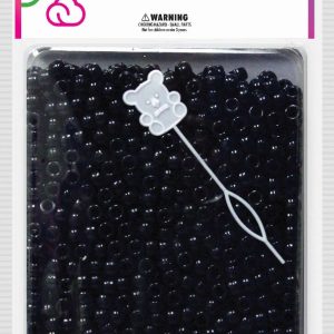 DREAM BEAD 8MM 1000PC BLACK