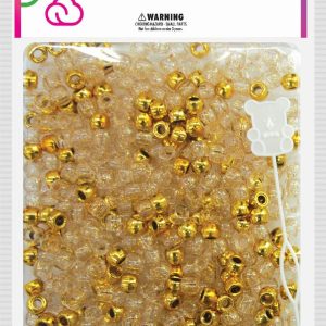 DREAM BEAD 8MM 1000PC G/GOLD