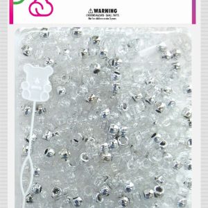 DREAM BEAD 8MM 1000PC G/SILVER