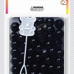 DREAM BEAD 12MM 60PC BLACK