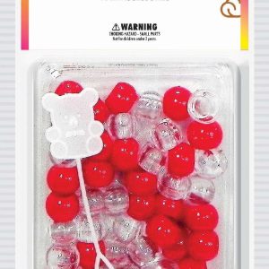 DREAM BEAD 12MM 60PC RED CLR