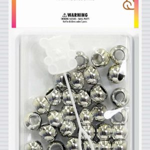 DREAM BEAD 12MM 60PC SILVER