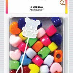 DREAM BEAD HEART BIG 35PC ASST