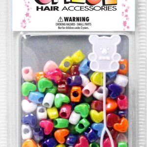CHLOE BEAD HEART REG SOLID AB