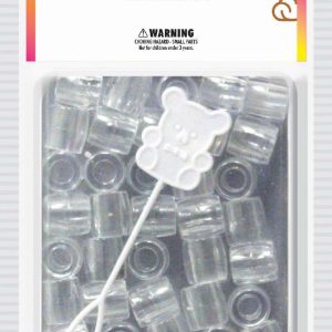 DREAM BEAD JUMBLE 50PC CLEAR