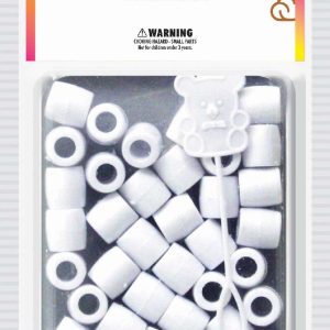 DREAM BEAD JUMBLE 50PC WHITE