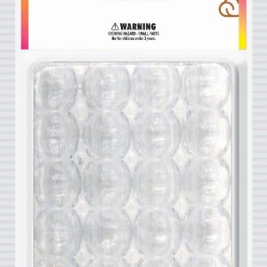 DREAM BEAD 18MM 24PC CLEAR