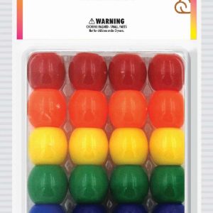 DREAM BEAD 18MM 24PC RAINBOW