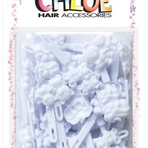 CHLOE BRT#05 TWIN ANIMAL 32PC WHITE