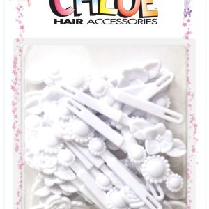 CHLOE BRT#21 FLOWERandLEAVES 28P WHITE