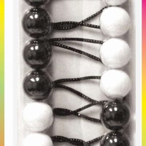 DREAM P/T 20MM 10PC 2SIDE BK/WH