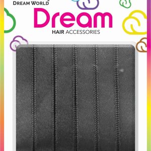 DREAM H/RIBBON BLACK 6PC