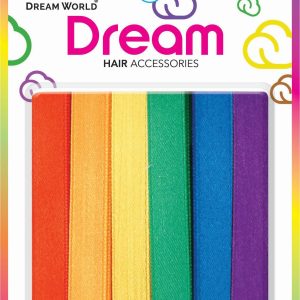 DREAM H/RIBBON RAINBOW 6PC