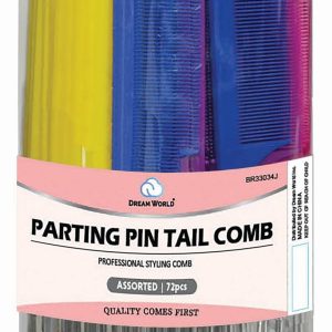 DREAM COMB BULK PARTING PIN TAIL 72/JR ASSORT