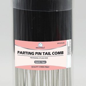 DREAM COMB BULK PARTING PIN TAIL 72/JR BLACK