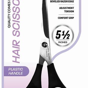 DREAM SCISSOR W/BLACK HANDLE 5.5 IN
