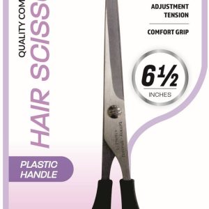 DREAM SCISSOR W/BLACK HANDLE 6.5 IN