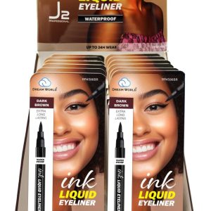 DREAM EYELINER INK LIQUID 12PC BROWN