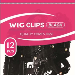 DREAM CLIP WIG-12PC BLACK LARGE