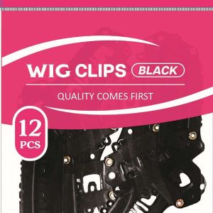 DREAM CLIP WIG-12PC BLACK SMALL