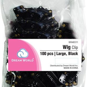 DREAM CLIP WIG-100PC BLACK LARGE
