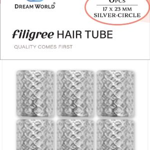 DREAM H/A FILIGREE TUBE CIRCLE SILVER