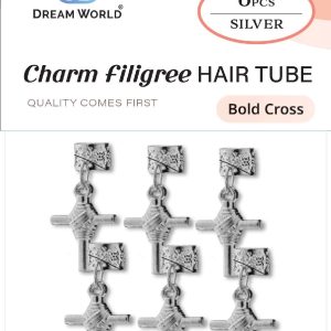 DREAM H/A PENDANT TUBE B/CROSS SILVER